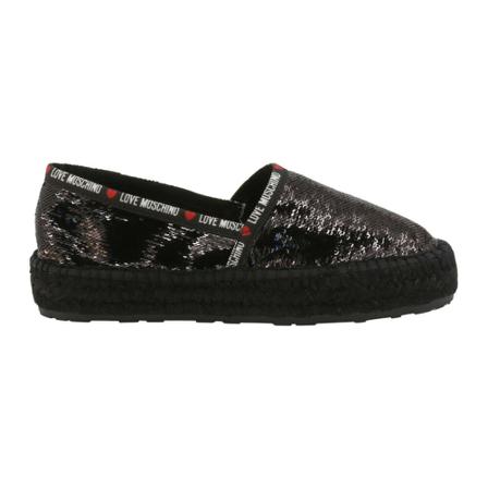 Love Moschino, Slip-On shoes Czarny, Kobieta, Rozmiar: 36 EU