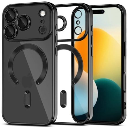 Tech-Protect iPhone 17 Pro Max Deksel med MagSafe i Skinnende Svart [ZHE]