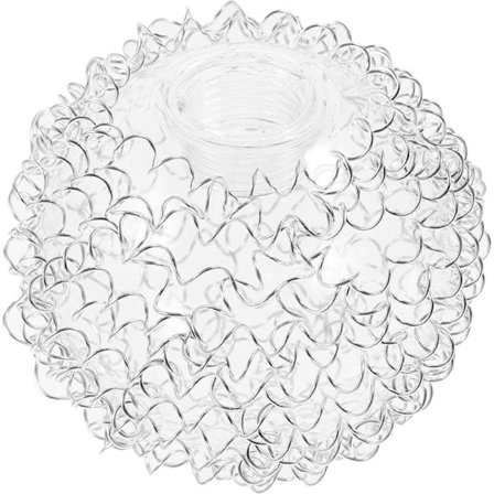 Pallovalaisimen varjostin Lasinen lampunvarjostimen suojus Alumiinilanka Lampunvarjostin Lampunvarjostimen suojus