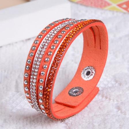 tekojalokivi nahka Wrap Ranneke Cuff Punk Rannekoru rannerengas
