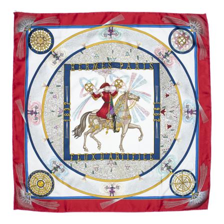 Hermès Vintage, Pre-owned Scarf Rood, Dames, Maat:ONE Size