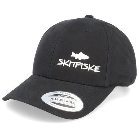 Skillfish - Noir adjustable Casquette - Skitfiske Waxed Black Adjustable @ Hatstore
