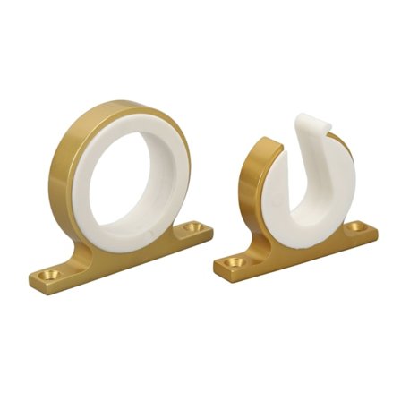 2 stk Fiske Stang Holder Horisontal Vertikal Aluminium Båtmontert Fiske Stang Stativ for Skip Biler Lastebiler Bobiler Gull