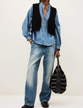 ba&sh Cardigan Giles - Black - 38