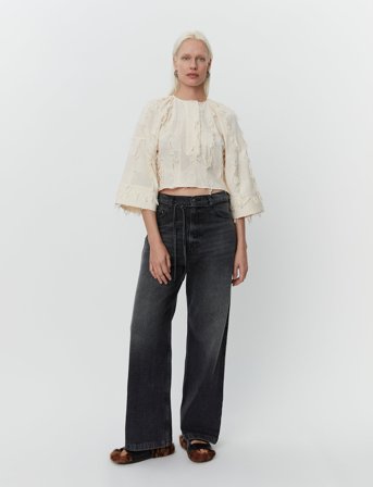 Day Birger et Mikkelsen Cilia - Organic Cotton Texture Rd - Cream - 40