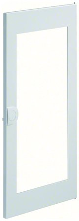 Hager VZ133N Dörr med plexiglasruta, vit 3 rader, Elfördelning & strömförsörjning