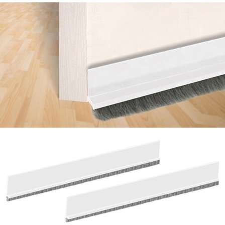 Oven tiivistelista 5 x 100 cm itseliimautuva säänkestävä oven alatiiviste valkoinen 2 kpl