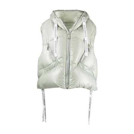 Khrisjoy Puff Shiny Vest , Grijs , Dames , Maat: M