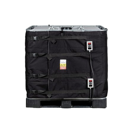 IBC värmare, 0-90°, 1000 L, dubbla värmeband, 2x1000 W