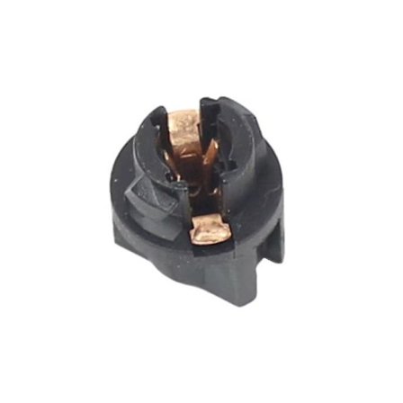 T5-fatning til instrumentpanel, instrumentbrætlys, bilmålerklynge, pærer, bund (10 stk., sort)