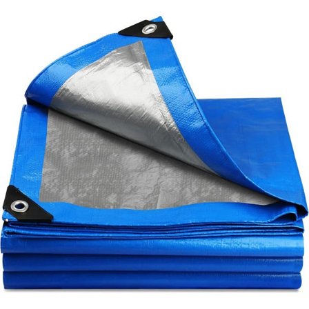 Pressu 3m x 4m Paksu pressu Vedenpitävä Suorituskykyinen vahvistetuilla purjerenkailla, Pressu