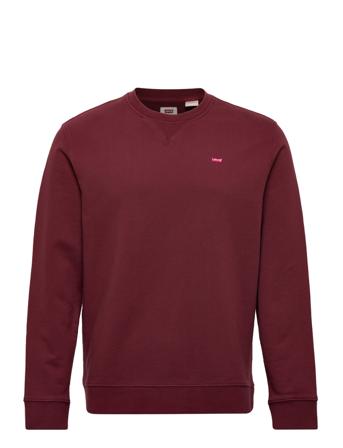 New Original Crew Port Sweatshirt Trøje Burgundy LEVI ́S Men