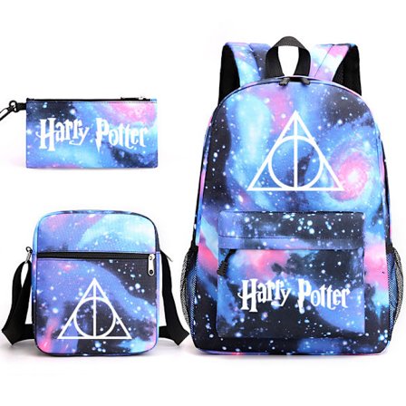 Harry Potter School of Witchcraft Student Ryggsäck C Star Blue