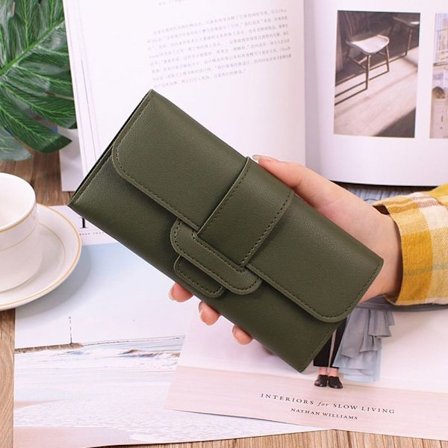 PU-läderplånböcker Damplånböcker GRÖN - spot försäljning