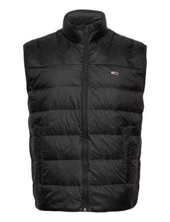 Tjm Essential Light Down Vest Vest Svart Tommy Jeans