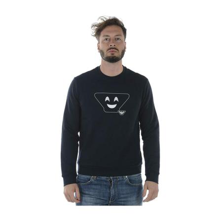 Emporio Armani, sweatshirt Blauw, Heren, Maat:L