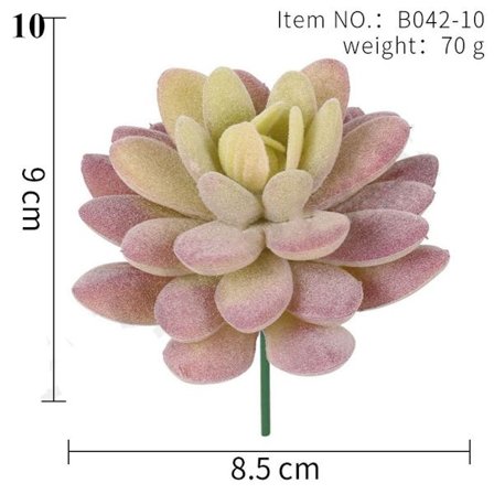 Dekoration Gröna konstgjorda suckulenter Växter 10 10
