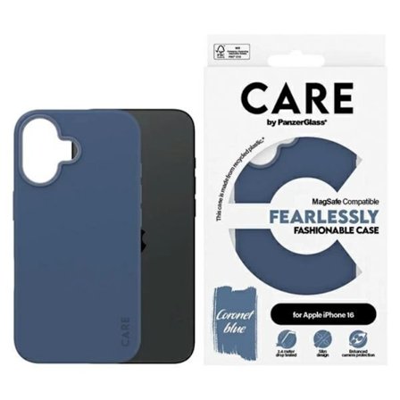 CARE By PanzerGlass Mobilskal till iPhone 16 MagSafe Fashion - Blå
