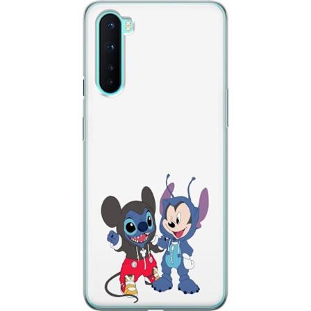 OnePlus Nord Gennemsigtig cover Stitch Mickey Mouse