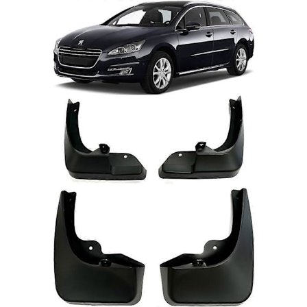 Originale Stænkskærme For & Bag Mud Flaps Fender Til 2010-2017 Peugeot 508 SW