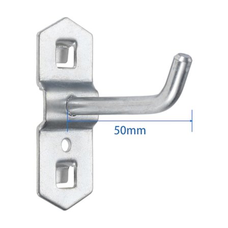 Veggmontert krok hullbrett stål henger verktøy oppbevaring hylle garasje/hage/kjøkken arrangør hammer/tang/spole/sag/skiftenøkkel/bånd