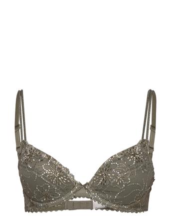 Jane_Push_Up Lingerie Bras & Tops Push Up Bras Grön Marie Jo