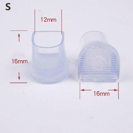 10 paria High Heel Protectors Heel Stopperit WHITE S