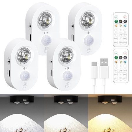 LED-nattlampa med fjärrkontroll