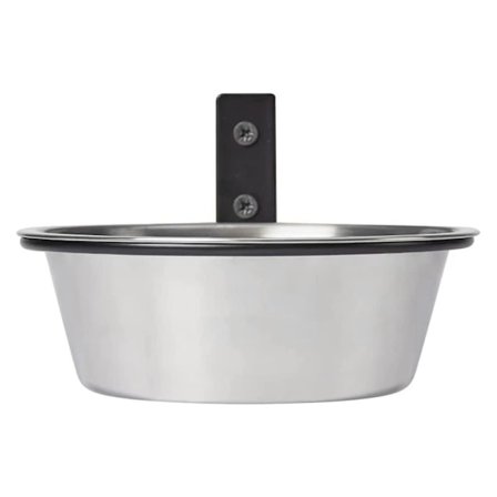 Seinälle kiinnitettävä lemmikkieläinten ruokakuppi M