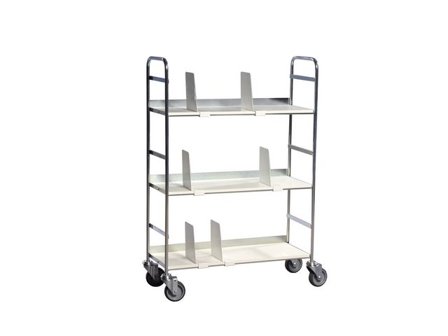 Rullvagn för böcker och pärmar - Lyreco - Emballage och lagerutrustning - Lagerutrustning - Vagnar