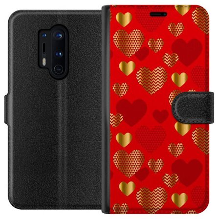 Yhteensopiva Lompakkokotelo OnePlus OnePlus 8 Pro GoldenHearts