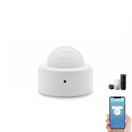 Tuya Zigbee Mini Smart PIR Rörelsedetektor Mänsklig kropp Infraröd Sensor Anti Stöld