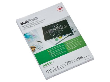 GBC Lamineringsfickor, A4, matt, genomskinlig 100/fp - Lyreco - Kontorsmaskiner - Laminering - Laminat - A4