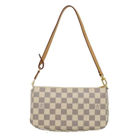 Louis Vuitton Vintage Pre-owned Shoulder Tass , Wit , Dames , Maat: ONE Size Vintage Tassen
