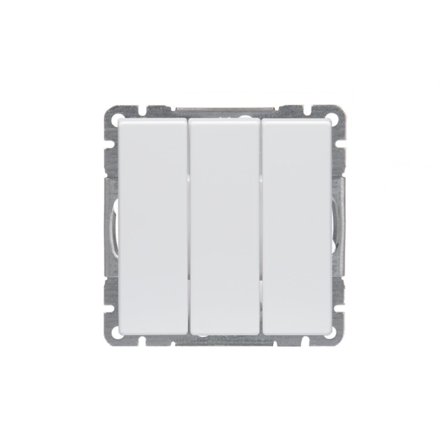 ABB Impressivo Kytkin valkoinen Kytkin 1+1+1, Kytkimet & pistorasiat