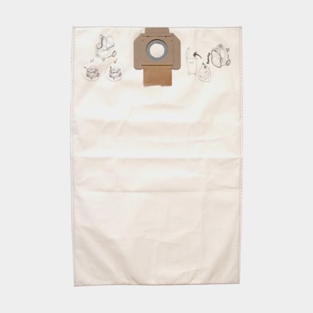 Vacuum cleaner dust bags Mirka Dustbag Fleece for Dust Extractor 1230/1242, 5-pack
