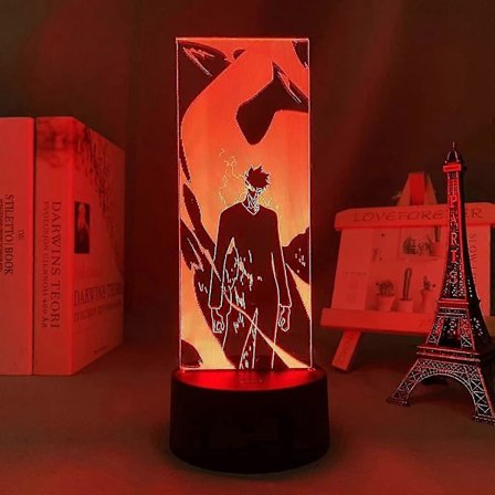 Solo Leveling Jin-Woo Sung 3D LED-lampe, Anime Nattlys, Samlefigur Bordlampe, Bursdagsgave til Anime-elskere Barnerom