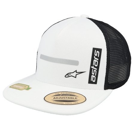 Alpinestars - White trucker Gorra - Alter White/Black Packable Trucker @ Hatstore