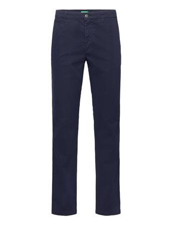 Chino Trousers Chinos Bukser Marineblå United Colors Of Benetton*Betinget Tilbud