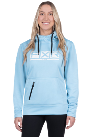 Felpa Donna FXR Podium Tech Po Maui Maui Blu XL