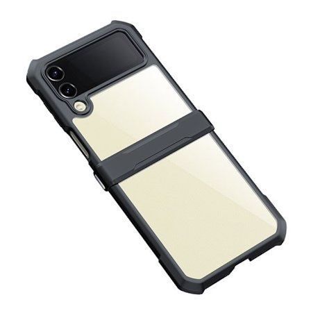 XUNDD Mobilskal till Galaxy Z Flip3 5G Akryl + TPU Stötabsorberande Svart