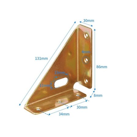 Oikean kulman kulman kulmakiinnikkeet COLOR 3 COLOR 3