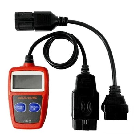 OBD ATV Motorsykkel Tilkoblingskabel OBD2 til 8 Pin Diagnoseadapter+MS309 OBD2 Skanner Flerspråklig Diagnoseverktøy,