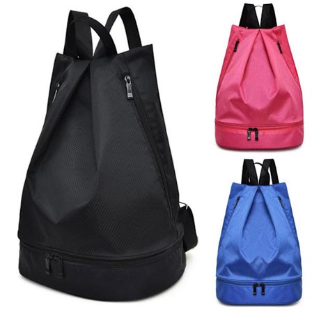 Portabel Vattentät Ryggsäck med Separat Skolförvaring - Blå