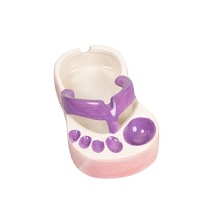 Söta tofflor pommes frites skål läcker tomatsås doppskål tecknad flip-flops tallrik keramik