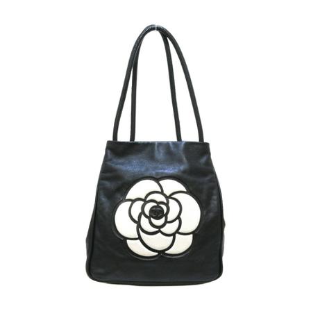 Chanel Vintage Pre-owned Tote Tas , Zwart , Dames , Maat: ONE Size Vintage Tassen