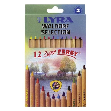LYRA Färgpenna Waldorf 12 färger - Lyreco - Skola och förskola - Pennor och tillbehör - Färgpennor - Standard