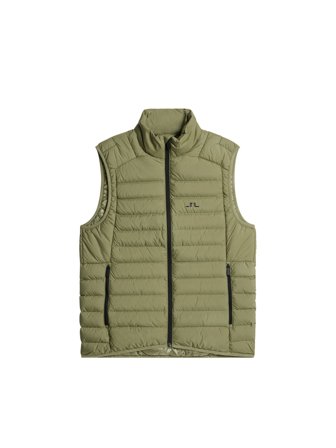 J.Lindeberg - Oden Light Down Vest - Green - Mann - M