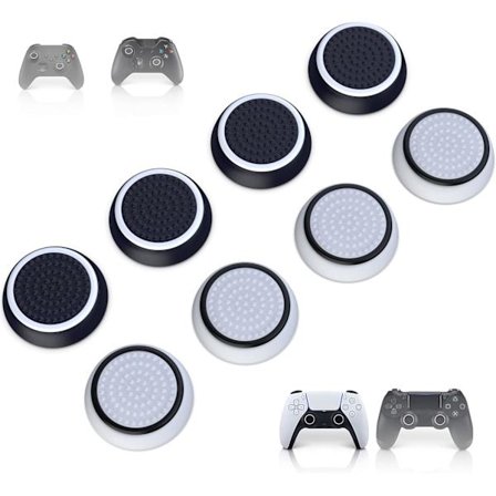 PS4 Xbox PS5 thumbstick tilbehørssæt 8 stykker controllergreb til Xbox One Series XS Nintendo Switch Pro Controller PS5 PS4 Gamepad beskyttelse