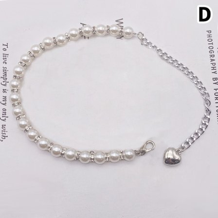 Damskosnören för höga klackar Pearl Heels Band Sko Bälte Ankel